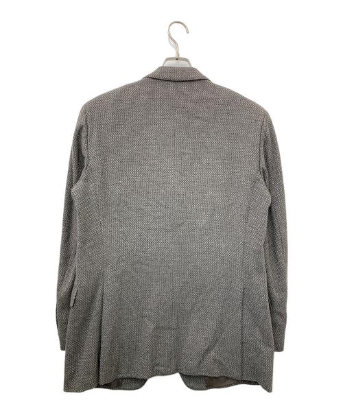 ERMENEGILDO ZEGNA（エルメネジルド・ゼニア）ERMENEGILDO ZEGNA (エルメネジルド・ゼニア) カシミヤ3Bジャケット グレー サイズ:50の古着・服飾アイテム