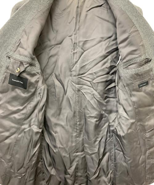 ERMENEGILDO ZEGNA（エルメネジルド・ゼニア）ERMENEGILDO ZEGNA (エルメネジルド・ゼニア) カシミヤ3Bジャケット グレー サイズ:50の古着・服飾アイテム