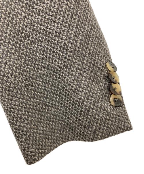ERMENEGILDO ZEGNA（エルメネジルド・ゼニア）ERMENEGILDO ZEGNA (エルメネジルド・ゼニア) カシミヤ3Bジャケット グレー サイズ:50の古着・服飾アイテム