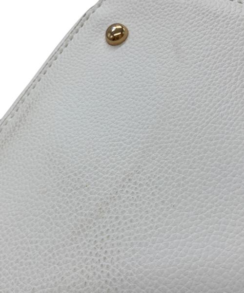 MARY QUANT（マリークヮント）MARY QUANT (マリークヮント) ViS (ビス) デイジーハートトートバッグ ホワイトの古着・服飾アイテム