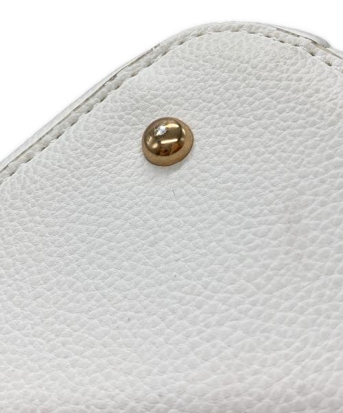 MARY QUANT（マリークヮント）MARY QUANT (マリークヮント) ViS (ビス) デイジーハートトートバッグ ホワイトの古着・服飾アイテム