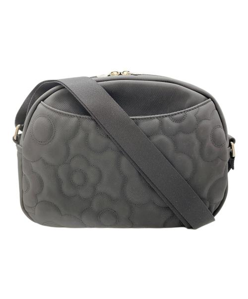 MARY QUANT（マリークヮント）MARY QUANT (マリークヮント) デイジーランダムキルトショルダーバック ブラックの古着・服飾アイテム