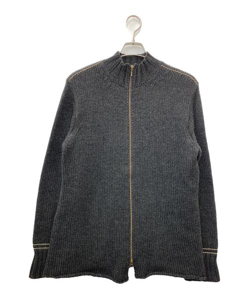 Y's for men（ワイズフォーメン）Y'S for men (ワイズフォーメン) 90's ドライバーズニット ブラック サイズ:3の古着・服飾アイテム