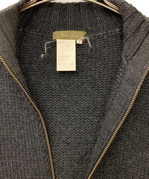 Y's for men（ワイズフォーメン）Y'S for men (ワイズフォーメン) 90's ドライバーズニット ブラック サイズ:3の古着・服飾アイテム