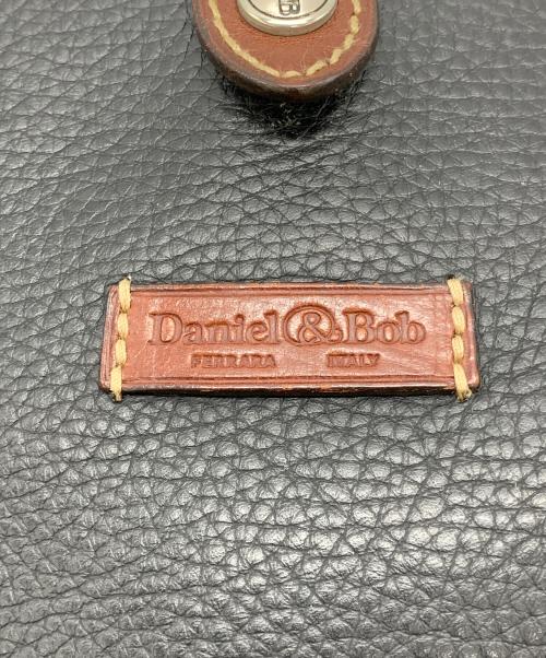 Daniel&Bob（ダニエル＆ボブ）Daniel&Bob (ダニエル＆ボブ) TOMORROW LAND (トゥモローランド) 別注レザートートバッグ ブラック×ブラウンの古着・服飾アイテム