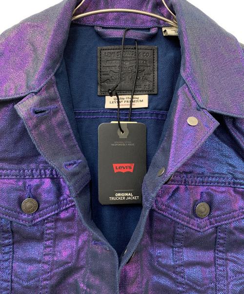 LEVI'S PReMIUM（リーバイス プレミアム）LEVI'S PReMIUM (リーバイス プレミアム) TYPE III トラッカージャケット パープル サイズ:XSの古着・服飾アイテム