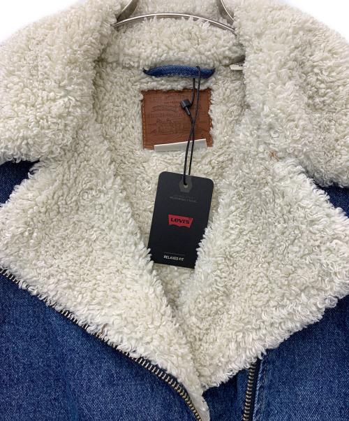 LEVI'S PReMIUM（リーバイス プレミアム）LEVI'S PReMIUM (リーバイス プレミアム) シェルパ フライトジャケット インディゴ サイズ:Sの古着・服飾アイテム