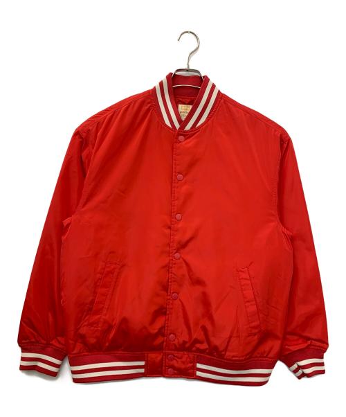 LEVI'S gold tab（リーバイスゴールドタブ）LEVI'S gold tab (リーバイスゴールドタブ) ベースボールジャケット レッド サイズ:Sの古着・服飾アイテム