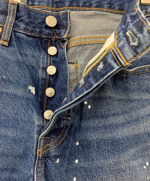 LEVI'S PReMIUM（リーバイス プレミアム）LEVI'S PReMIUM (リーバイス プレミアム) 501ペイント加工デニムパンツ インディゴ サイズ:W31×L28 未使用品の古着・服飾アイテム