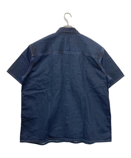 LEVI'S（リーバイス）LEVI'S (リーバイス) WELLTHREAD® ROSEWOOD半袖デニムシャツ インディゴ サイズ:XSの古着・服飾アイテム