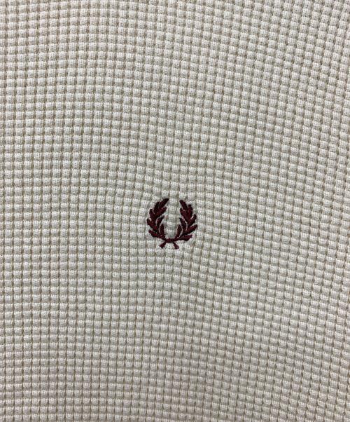 FRED PERRY（フレッドペリー）FRED PERRY (フレッドペリー) Waffle Stitch Jumper アイボリー サイズ:Lの古着・服飾アイテム