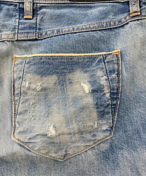 KITH（キス）KITH (キス) ダメージジーンズ ブルー サイズ:6の古着・服飾アイテム