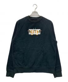 KITH（キス）の古着「Monarch Classic Logo Crewneck」｜ブラック