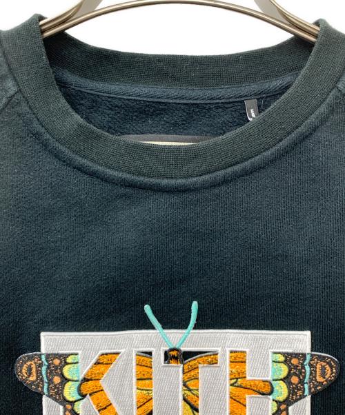KITH（キス）KITH (キス) Monarch Classic Logo Crewneck ブラック サイズ:Sの古着・服飾アイテム