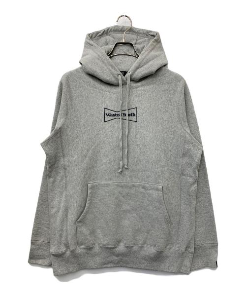WASTED YOUTH（ウェイステッドユース）WASTED YOUTH (ウェイステッドユース) プルオーバーパーカー グレー サイズ:Mの古着・服飾アイテム