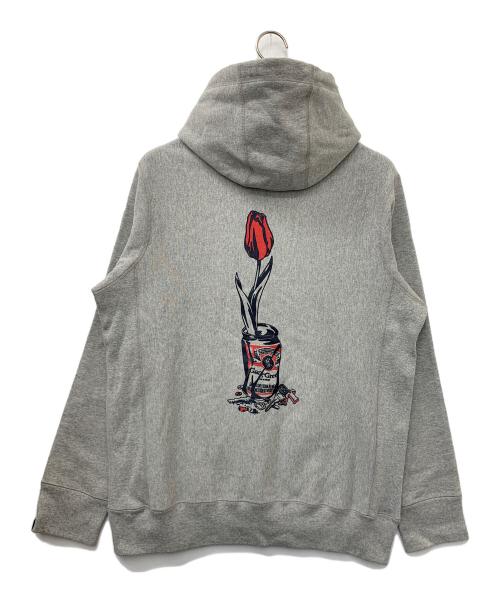 WASTED YOUTH（ウェイステッドユース）WASTED YOUTH (ウェイステッドユース) プルオーバーパーカー グレー サイズ:Mの古着・服飾アイテム