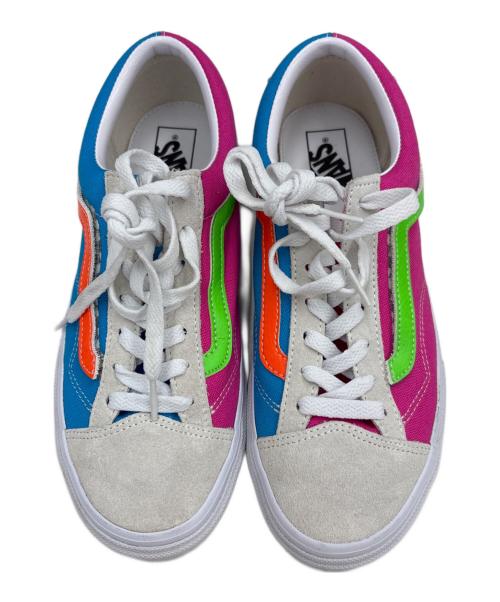 VANS（ヴァンズ）VANS (ヴァンズ) BILLYS (ビリーズ) スニーカー ブルー×ピンク サイズ:26.5cmの古着・服飾アイテム