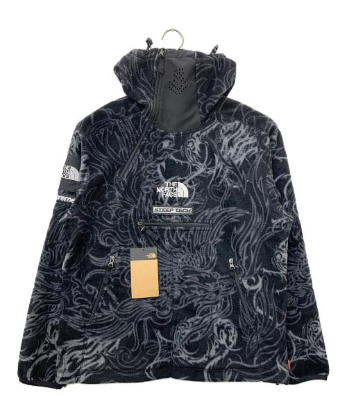 THE NORTH FACE（ザ ノース フェイス）THE NORTH FACE (ザ ノース フェイス) SUPREME (シュプリーム) Steep Tech Fleece Jacket ブラック サイズ:S 未使用品の古着・服飾アイテム