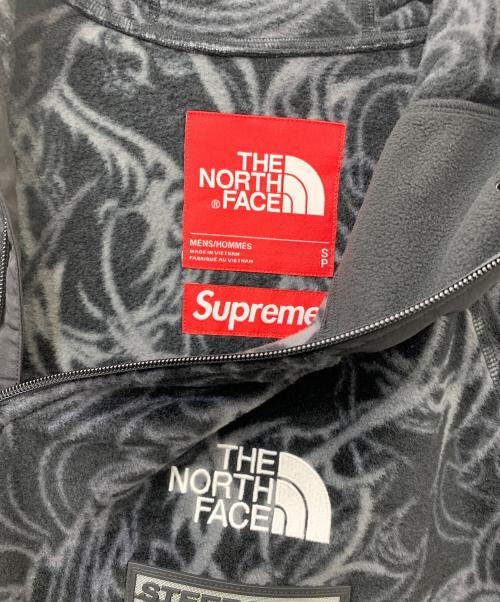 THE NORTH FACE（ザ ノース フェイス）THE NORTH FACE (ザ ノース フェイス) SUPREME (シュプリーム) Steep Tech Fleece Jacket ブラック サイズ:S 未使用品の古着・服飾アイテム