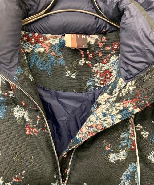 KITH（キス）KITH (キス) fleur puffer jacket ブラック サイズ:Mの古着・服飾アイテム