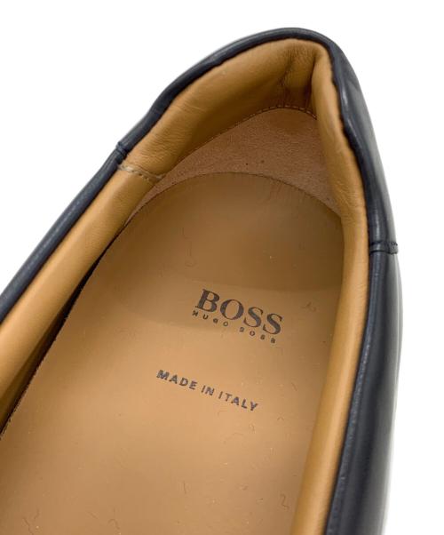 BOSS HUGO BOSS（ボス ヒューゴボス）BOSS HUGO BOSS (ボス ヒューゴボス) スリッポン ブラック サイズ:40の古着・服飾アイテム