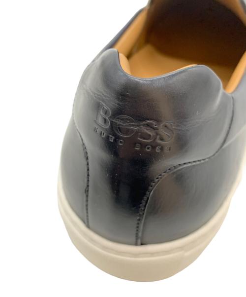 BOSS HUGO BOSS（ボス ヒューゴボス）BOSS HUGO BOSS (ボス ヒューゴボス) スリッポン ブラック サイズ:40の古着・服飾アイテム
