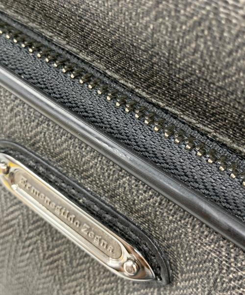 ERMENEGILDO ZEGNA（エルメネジルド・ゼニア）Ermenegildo Zegna (エルメネジルド・ゼニア) ショルダーバッグ グレーの古着・服飾アイテム