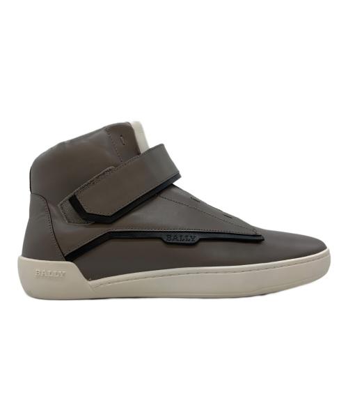 BALLY（バリー）BALLY (バリー) ハイカットスニーカー グレー サイズ:EU 6 1/2の古着・服飾アイテム