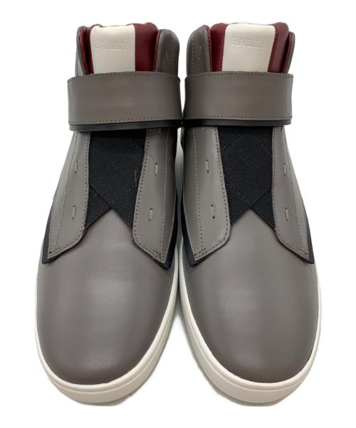 BALLY（バリー）BALLY (バリー) ハイカットスニーカー グレー サイズ:EU 6 1/2の古着・服飾アイテム