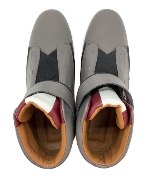 BALLY（バリー）BALLY (バリー) ハイカットスニーカー グレー サイズ:EU 6 1/2の古着・服飾アイテム
