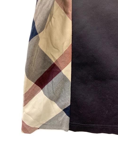 BLUE LABEL CRESTBRIDGE（ブルーレーベルクレストブリッジ）BLUE LABEL CRESTBRIDGE (ブルーレーベルクレストブリッジ) 長袖ワンピース ブラック サイズ:38の古着・服飾アイテム