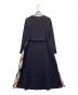 BLUE LABEL CRESTBRIDGE (ブルーレーベルクレストブリッジ) 長袖ワンピース ブラック サイズ:38：10000円