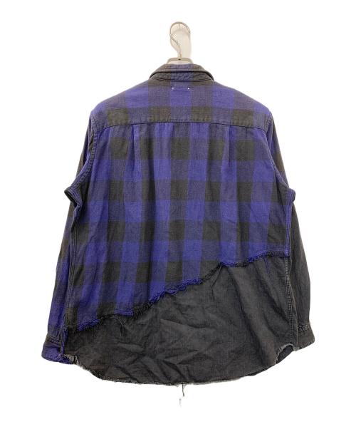 MINEDENIM（マインデニム）MINEDENIM (マインデニム) 長袖シャツ ブラック×ブルー サイズ:2の古着・服飾アイテム