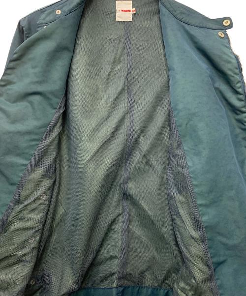 dip ltd（ディテール イン パーフェクション）dip ltd (ディテール イン パーフェクション) ナイロン シングルライダースジャケット グリーン サイズ:Mの古着・服飾アイテム