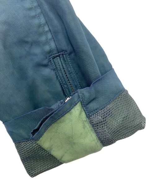 dip ltd（ディテール イン パーフェクション）dip ltd (ディテール イン パーフェクション) ナイロン シングルライダースジャケット グリーン サイズ:Mの古着・服飾アイテム