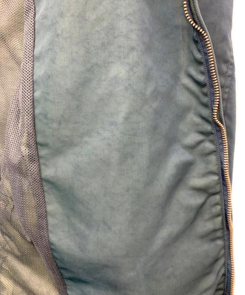 dip ltd（ディテール イン パーフェクション）dip ltd (ディテール イン パーフェクション) ナイロン シングルライダースジャケット グリーン サイズ:Mの古着・服飾アイテム