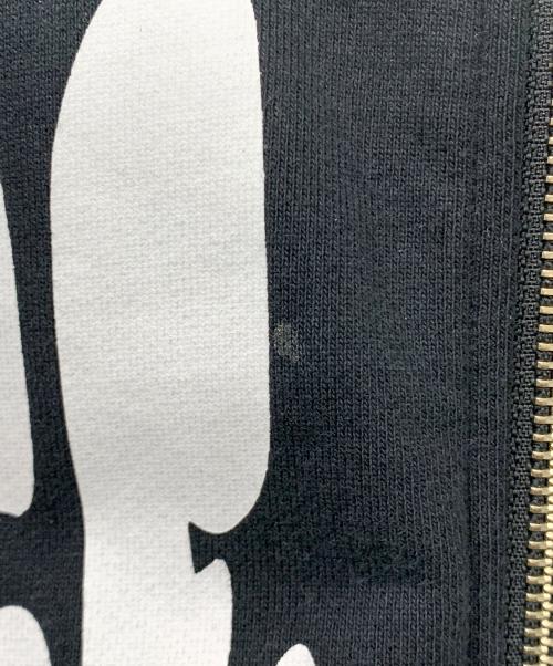 X-LARGE（エクストララージ）X-LARGE (エクストララージ) マルチロゴ ジップアップフーデッド スウェットシャツ ブラック サイズ:Lの古着・服飾アイテム