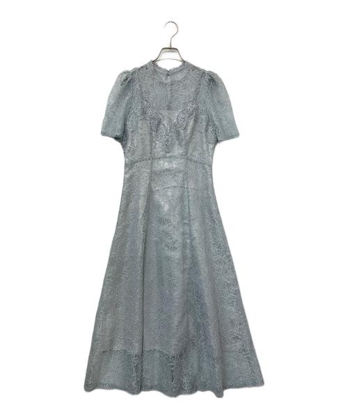 Snidel（スナイデル）Snidel (スナイデル) シャイニーレースドレス スカイブルー サイズ:1 未使用品の古着・服飾アイテム