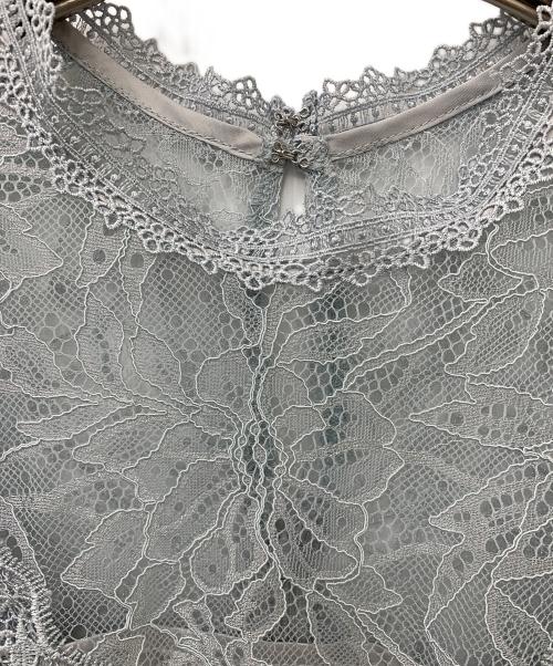 Snidel（スナイデル）Snidel (スナイデル) シャイニーレースドレス スカイブルー サイズ:1 未使用品の古着・服飾アイテム