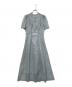 Snidel（スナイデル）の古着「シャイニーレースドレス」｜スカイブルー