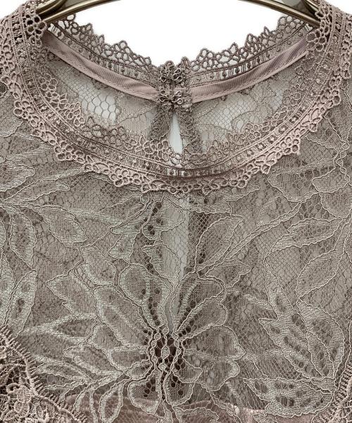 Snidel（スナイデル）Snidel (スナイデル) シャイニーレースドレス パープル サイズ:1 未使用品の古着・服飾アイテム