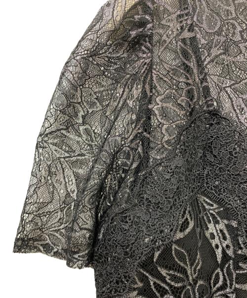 Snidel（スナイデル）Snidel (スナイデル) シャイニーレースドレス ブラック サイズ:1 未使用品の古着・服飾アイテム