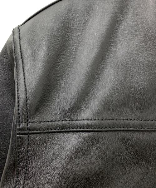 Schott（ショット）Schott (ショット) SHEEP LEATHER 1st TRACKER JACKET ブラック サイズ:Mの古着・服飾アイテム