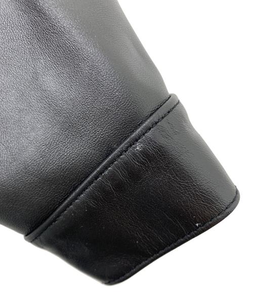 Schott（ショット）Schott (ショット) SHEEP LEATHER 1st TRACKER JACKET ブラック サイズ:Mの古着・服飾アイテム