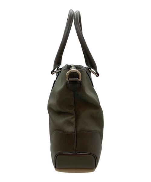 PELLE MORBIDA（ペッレモルビダ）PELLE MORBIDA (ペッレモルビダ) 2WAYトートバッグ キャピターノ グレーの古着・服飾アイテム