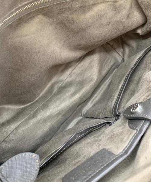 PELLE MORBIDA（ペッレモルビダ）PELLE MORBIDA (ペッレモルビダ) 2WAYトートバッグ キャピターノ グレーの古着・服飾アイテム