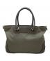 PELLE MORBIDA (ペッレモルビダ) 2WAYトートバッグ キャピターノ グレー：15000円