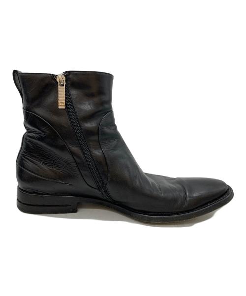 Christian Dior（クリスチャン ディオール）Christian Dior (クリスチャン ディオール) サイドジップブーツ ブラック サイズ:41の古着・服飾アイテム