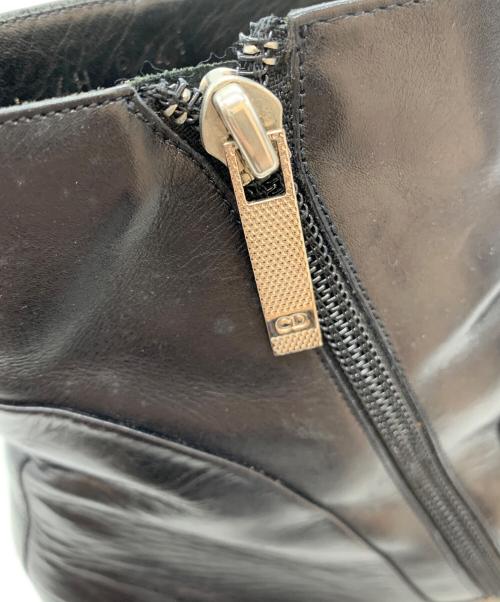 Christian Dior（クリスチャン ディオール）Christian Dior (クリスチャン ディオール) サイドジップブーツ ブラック サイズ:41の古着・服飾アイテム