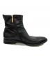 中古・古着 Christian Dior (クリスチャン ディオール) サイドジップブーツ ブラック サイズ:41：6000円